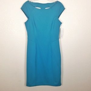 Maggy London NWT Teal Bodycon Cutout Dress Size 10
